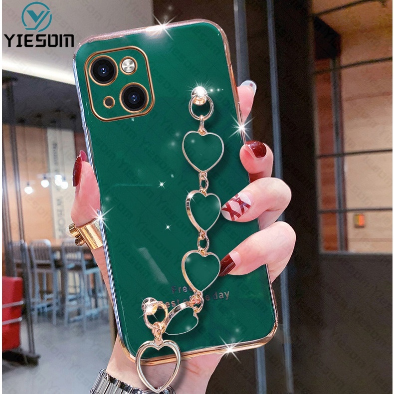 Ốp Điện Thoại Có Dây Đeo Sang Trọng Cho iPhone 13 12 11 Pro Max XR X XS Max 7 8 Plus