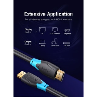 Dây Cáp 2 đầu HDMI 4K 60Hz Vention AAC dài 1m/2m/3m/5m -Bảo Hành 6 tháng