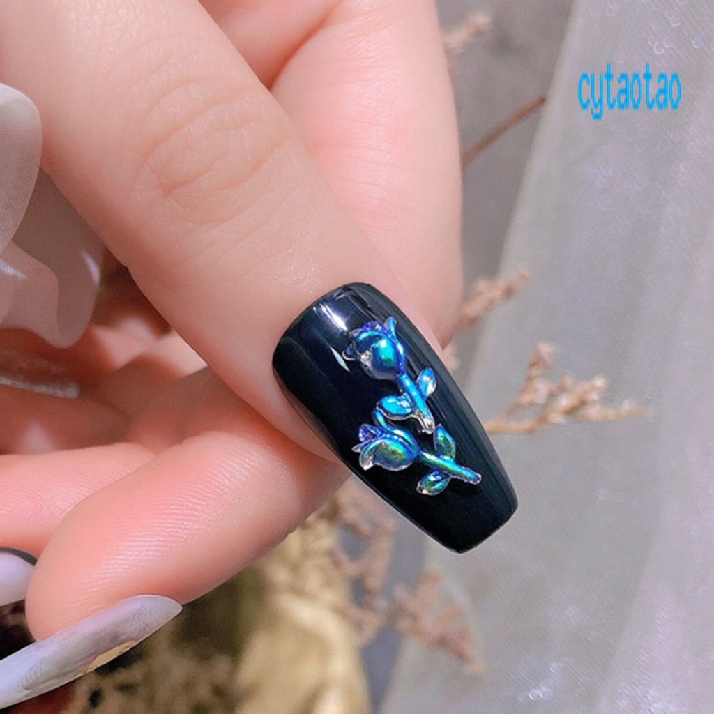 Set 30 Bông Hoa Hồng 3D Trang Trí Móng Tay Dễ Thương