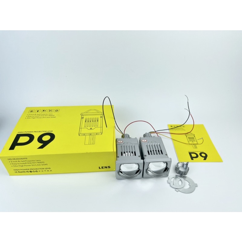 [Giá 1 bi] Bi led mắt ếch 1.8inch chân đa năng có trợ pha, công suất 45W 12V. Nhiệt màu 5800k