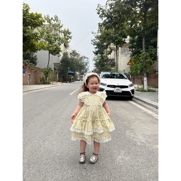 Đầm công chúa  bé gái 5-18kg😘 TẶNG KÈM TURBAN😘NHƯ Ý HOUSE'S-  hàng thiết kế