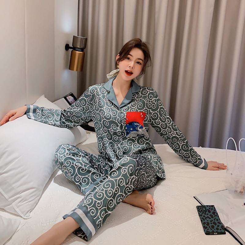 Bộ Pyjama lụa mềm mại dành cho các cặp đôi chất siêu đẹp