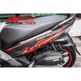 Tem Trùm Air Blade Đỏ Đen 16 Light