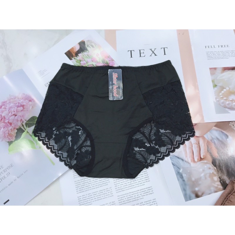 Quần lót nữ Thái Lan thun lạnh pha ren siêu thoáng mát hàng SISTERHOOD 6844 THÁI LAN
