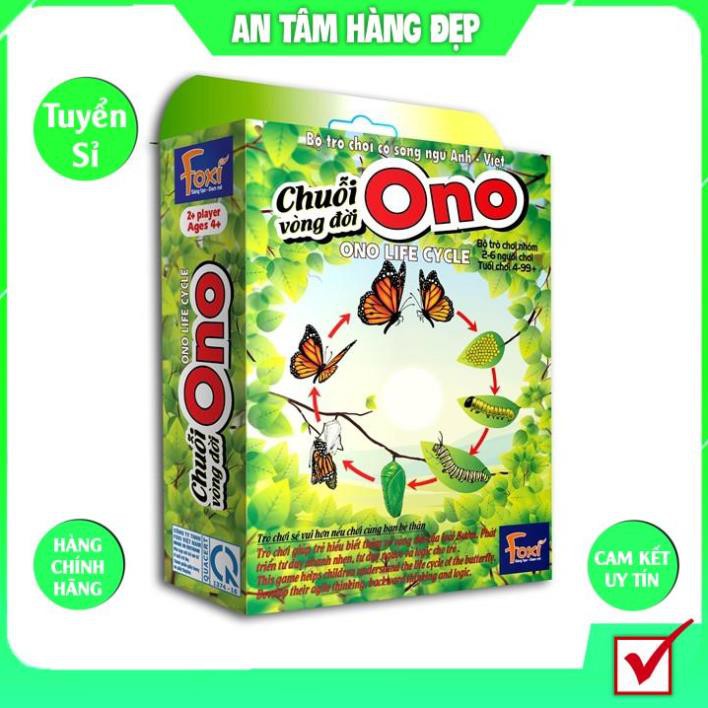 Flashcard-Chuỗi Ono vòng đời Ếch Bướm Foxi-thẻ glenndoman và boardgame thông minh--siêu rẻ.