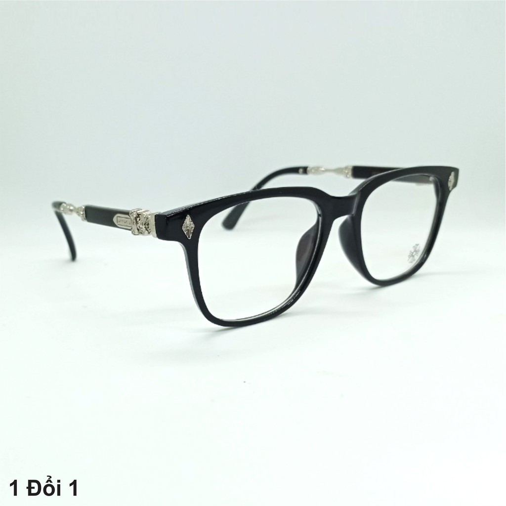 Kính mắt thời trang cao cấp Nam Nữ CH [Hot Trend] Gọng kính giả cận bạc | BigBuy360 - bigbuy360.vn