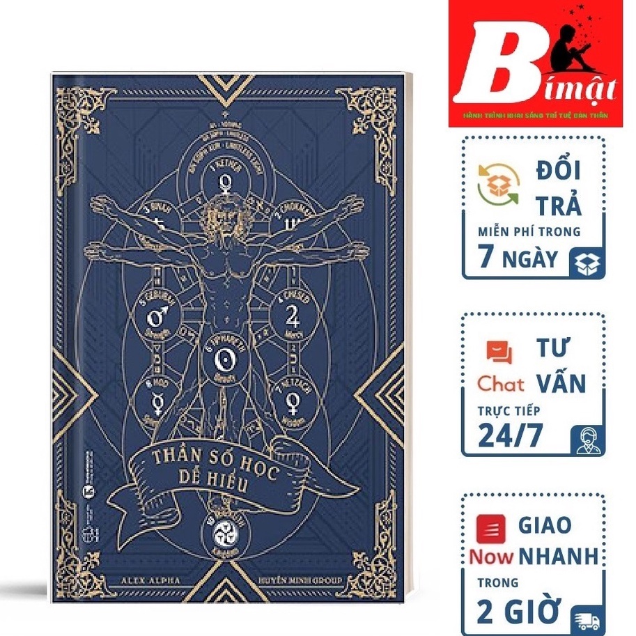 Sách - Thần Số Học Dễ Hiểu - Tác giả: Alex Alpha Tặng Bookmark