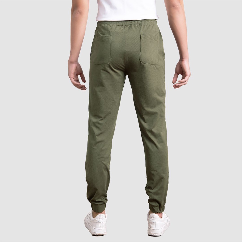 Quần jogger thể thao phối sọc nam CIZA  dáng rộng cao cấp trẻ trung size S M L XL màu green QGDR16