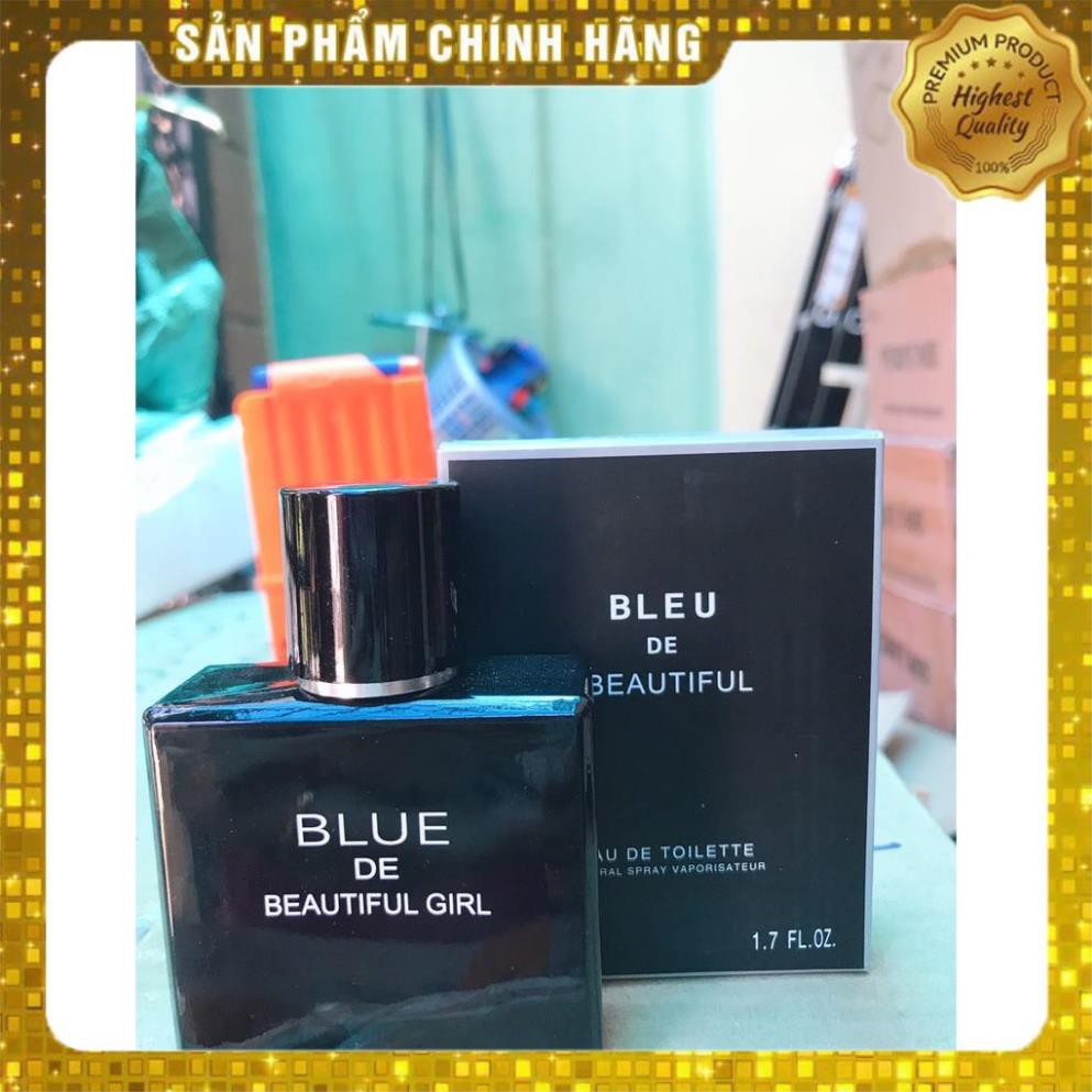 [ CHÍNH HÃNG FREESHIP] - Nước Hoa Bleu De Beautiful Eau De Toilette 50ml Dành Cho Nam Hàng Chính Hãng