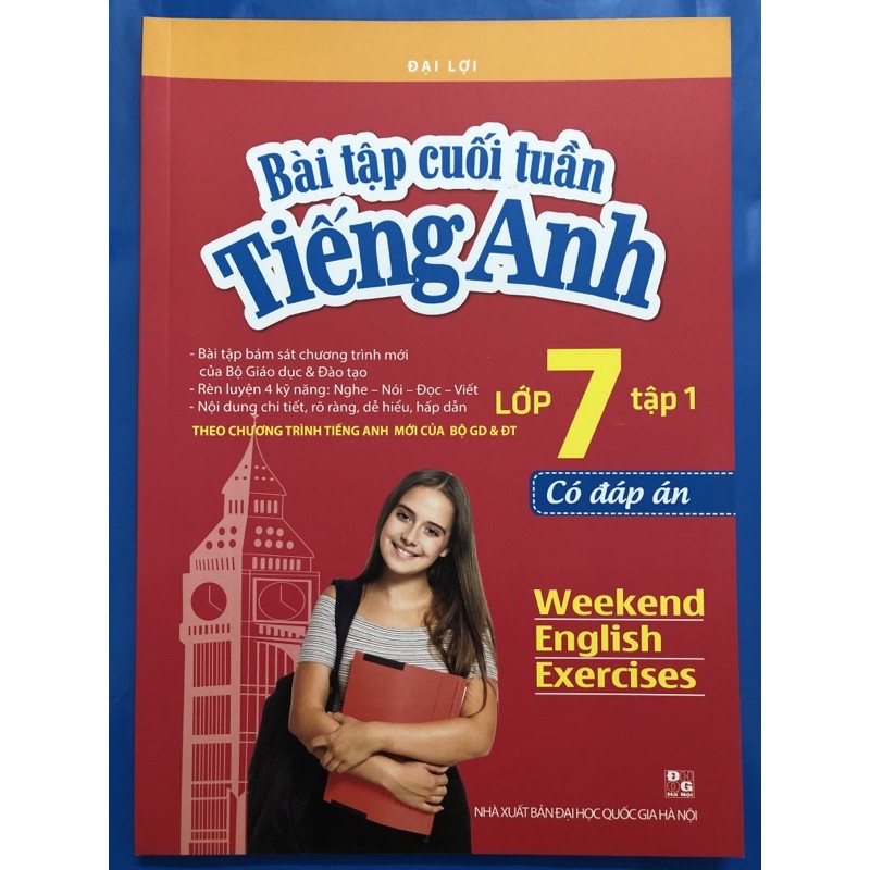 Sách - Bài tập cuối tuần tiếng anh lớp 7 (Combo 2 tập)