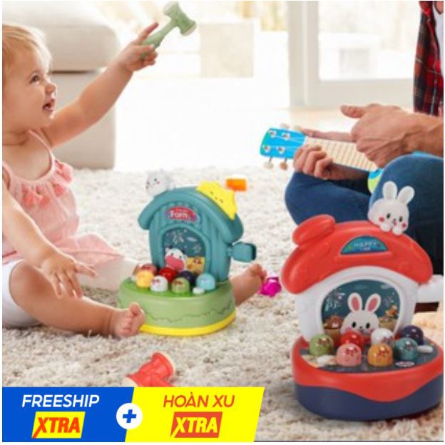 Trò Chơi Máy Đập Thú Cho Bé Quà Tặng Bé Siêu Dễ Thương