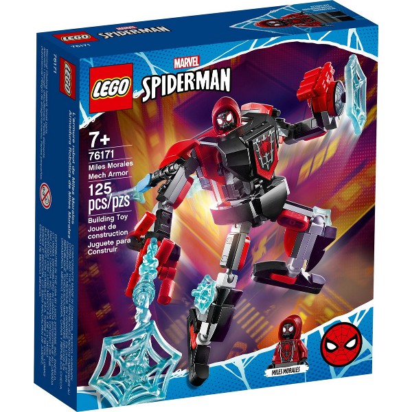 Lego Super Heroes 76171 - Miles Morales Mech Armor - Bộ xếp hình Lego Rô bốt Miles Morales