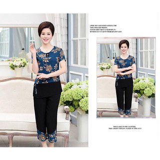 Bộ đồ mặc nhà cho người trung niên, người lớn tuổi