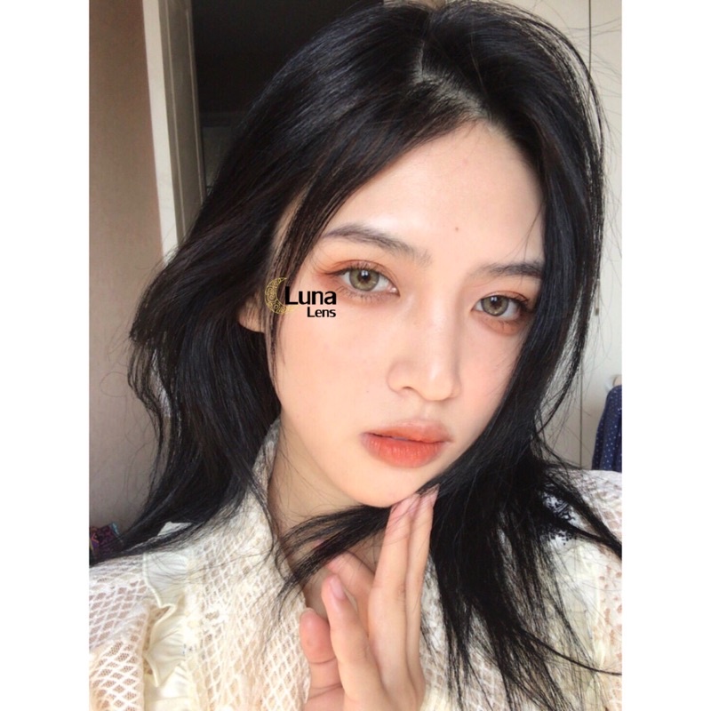 MỘT ĐÔI KÍNH ÁP TRÒNG MÀU XANH LÁ CÂY LUCIFER GREEN SIÊU ÊM SIÊU MỀM NỘI ĐỊA TRUNG QUỐC - LENS CÓ ĐỘ CẬN