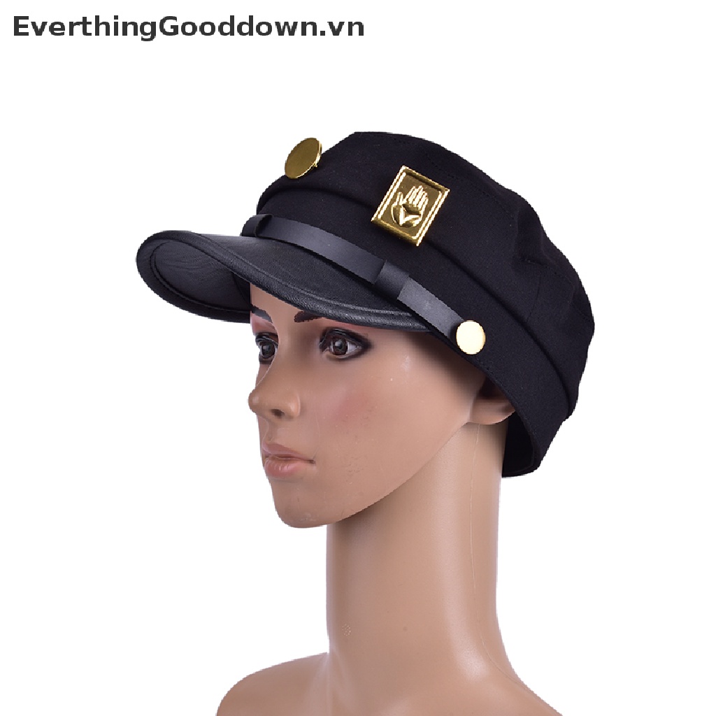 Everthinggooddown Mũ Lưỡi Trai Hóa Trang Hoạt Hình JOJO Quân Đội Kujo Jotaro Xung Quanh