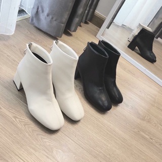Boot da đầu mùa gót 5p khoá sau