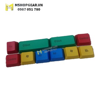 Set keycap pbt RGBY 10 keys
