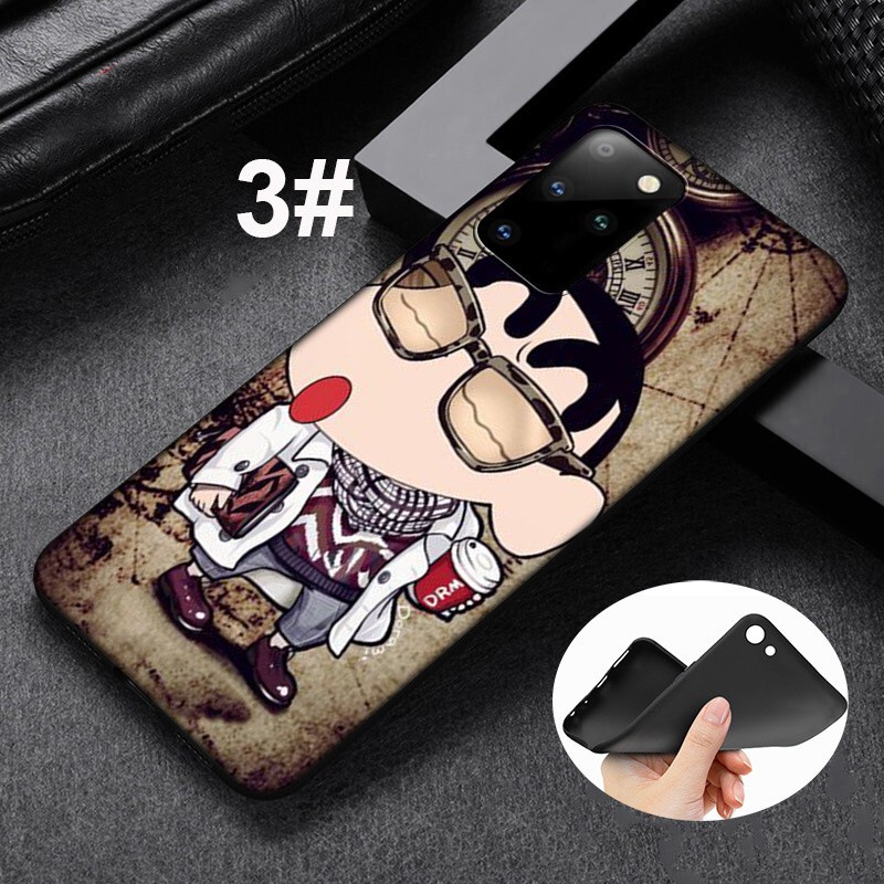 Samsung Galaxy S10 S9 S8 Plus S6 S7 Edge S10+ S9+ S8+ Soft Silicone Cover Phone Case Casing MD14 Crayon Shin-chan