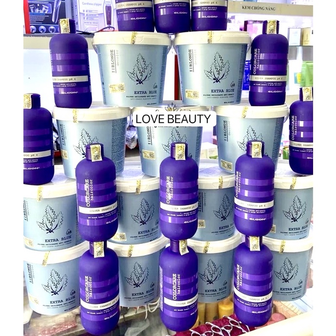 Dầu gội tím ELGON , Dầu gội tóc màu thời trang chính hãng