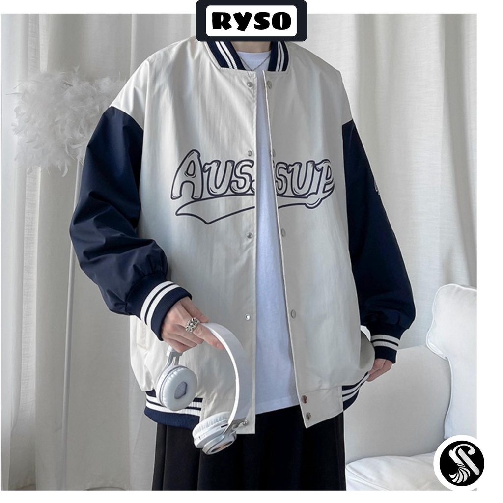 Áo khoác dù 2 lớp cao cấp dày dặn form rộng unsex kiểu dáng bóng chày năng động cá tính nam nữ mặc vừa