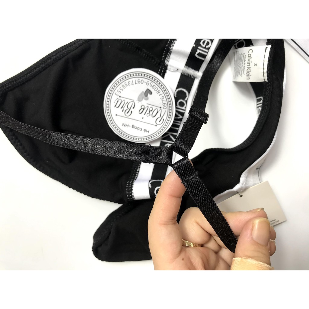 Bộ Đồ Lót Thể Thao Cotton Áo Dây Chữ Y - Quần Lọt Khe Mới S266
