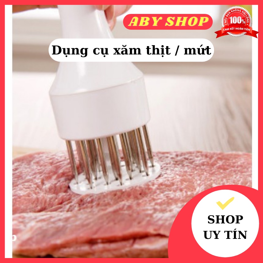 Dụng cụ xăm thịt / mứt ⚡ CAO CẤP ⚡ dung cụ châm thịt xăm bì dễ thảo thác đơn giản tiện lợi