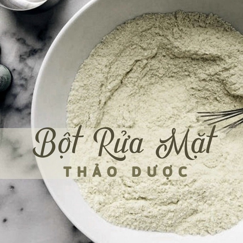 Bột rửa mặt thảo dược - nuôi dưỡng làn da, trắng da, giảm mụn, mờ thâm, làm sạch sâu | Bột Natural