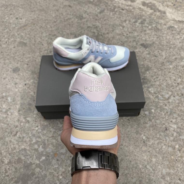 Giày Thể Thao Newbalance 574 xanh nhạt nữ loại đẹp