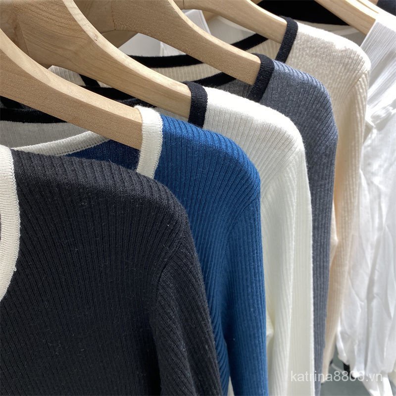 Áo cardigan tay dài dệt kim kiểu khóa kéo đôi thời trang châu âu mùa thu cho nữ