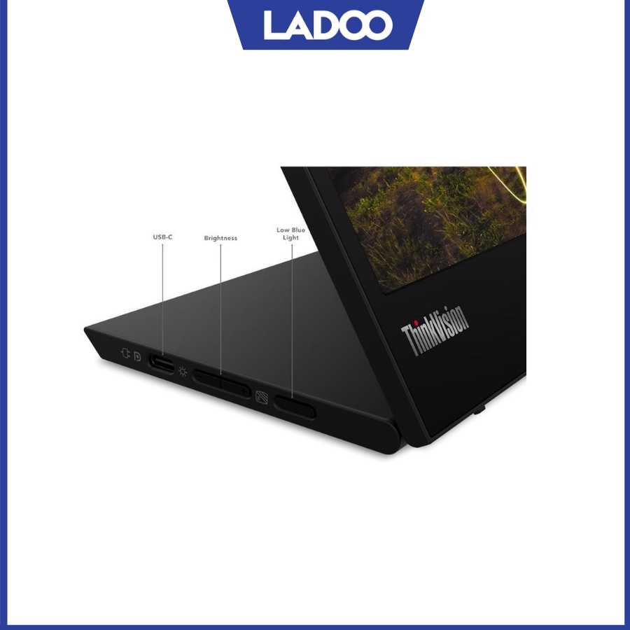 Màn hình máy tính Lenovo ThinkVision M15 (62CAUAR1WW)/ 15.6inch FHD/ USB-C/ IPS/ 3Yrs - Hàng chính hãng, BH 36 tháng