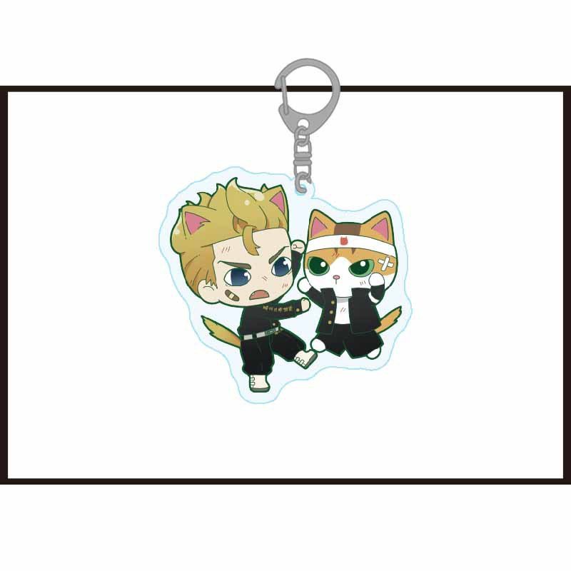 (NEKO) Móc khóa TOKYO REVENGERS - TAI MÈO Kịch Trường Của Takemichi anime chibi mica trong acrylic xinh xắn độc đáo