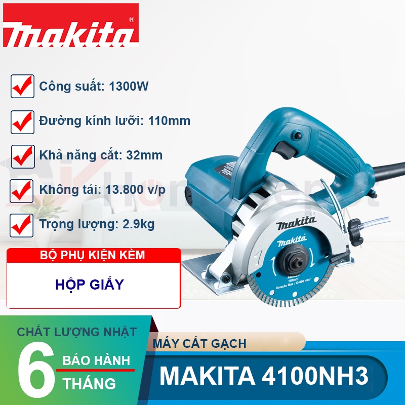 Máy cắt gạch, đá Makita 1200W 4100NH3