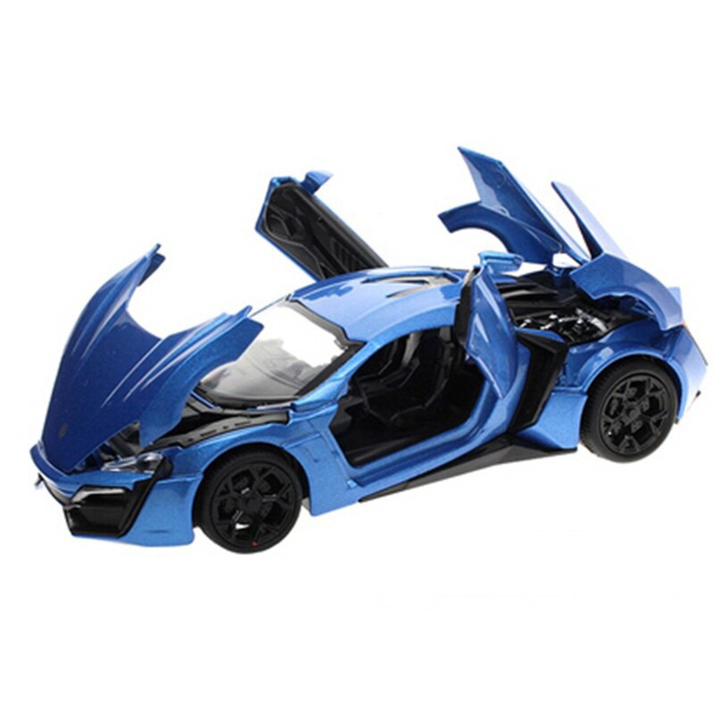 MÔ HÌNH XE Ô TÔ Siêu Xe Lykan Hypersport mở full cửa | MINIAUTO tỷ lệ 1:32