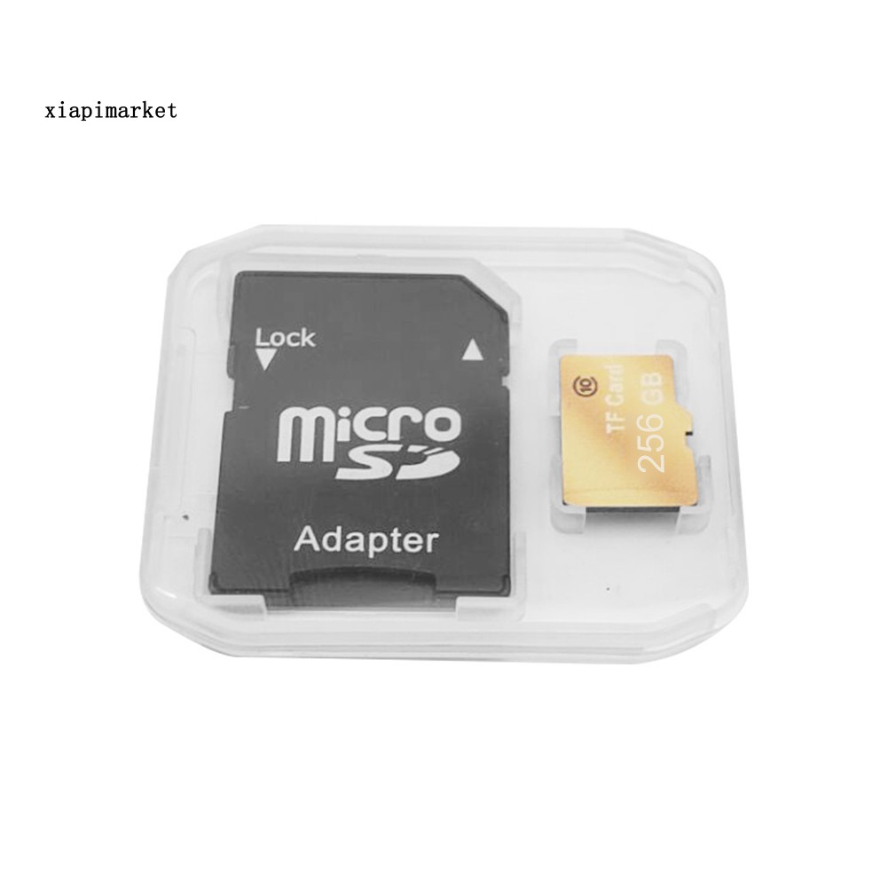 Thẻ Nhớ Micro Sd Tf 256gb Tốc Độ Cao Chống Nước Kèm Hộp Đựng