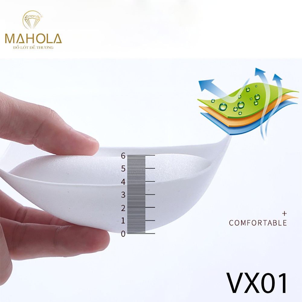 Áo Lót Đúc Su Đệm Dày 6cm Siêu Nâng Ngực (hàng Cao cấp)_Mahola_ VX01