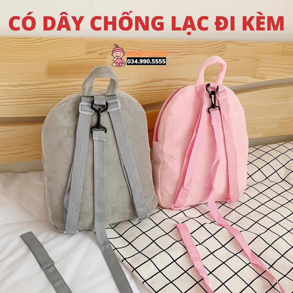 Balo cho bé ,Ba lô bé trai, bé gái chống thất lạc thiết kế hình ĐỘNG VẬT 3D hoạt hình Hàn Quốc siêu COOL