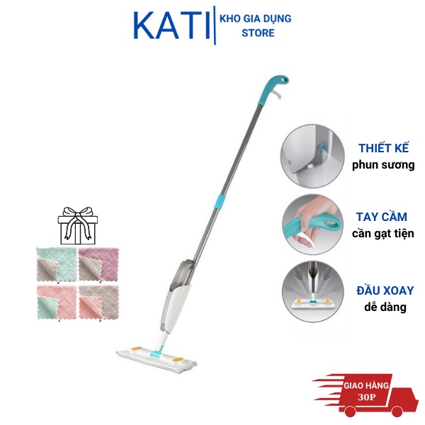 Cây Lau Nhà Dạng Xịt Nước Lock&Lock ETM461 ETM472 Chính Hãng