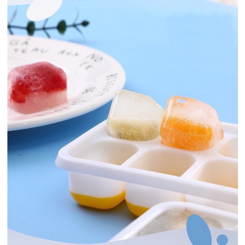 Khay Đá Silicon Làm Rau Câu Làm Kem Đựng Thực Phẩm Ăn Dặm Cho Bé