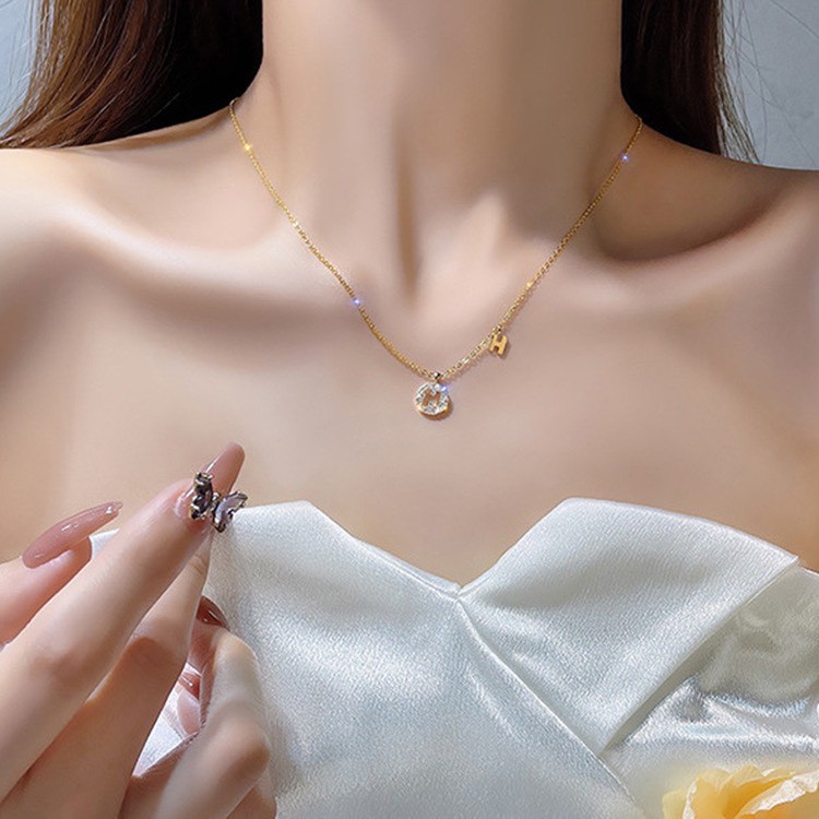 Dây chuyền vòng cổ Lolita màu vàng siêu sang chảnh hot nhất 2021 [V133]