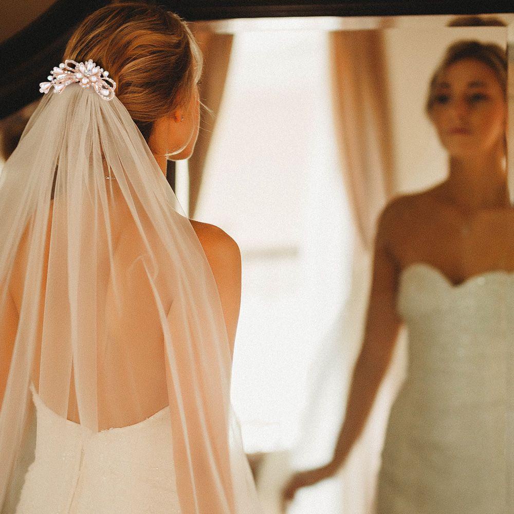 Lược Cài Tóc Cô Dâu Lấp Lánh MIHAN1|Đồ Trang Trí Tóc