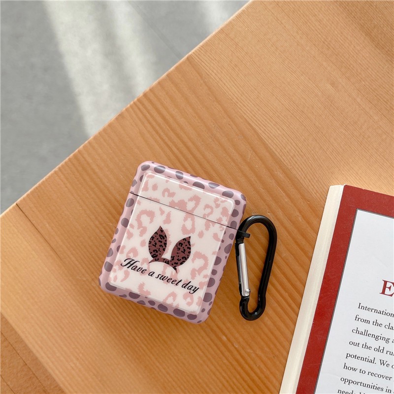 Vỏ bảo vệ hộp sạc tai nghe iPhone AirPods Pro AirPods 1 AirPods 2 màu hồng dễ thương | BigBuy360 - bigbuy360.vn