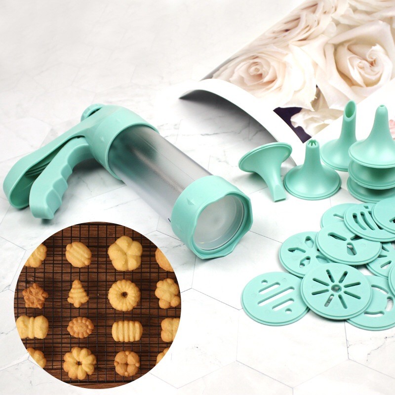 Cookie press súng nhấn cookie