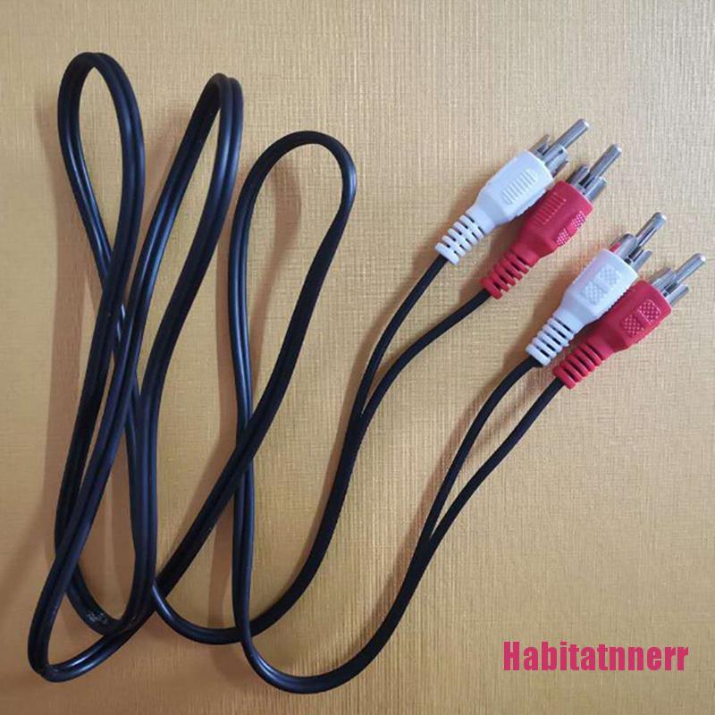 Cáp Chuyển Đổi Âm Thanh 2rca Sang 2rca Cho Laptop Hdtv Dvd Vcd