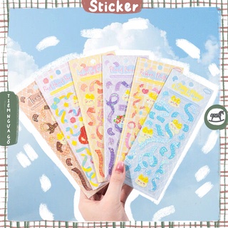 Tấm Sticker Confetti Trang Trí Toploader Dán Sổ Trang Trí Bullet Journal, Trang Trí Sổ Tay - Tiệm Ngựa Gỗ
