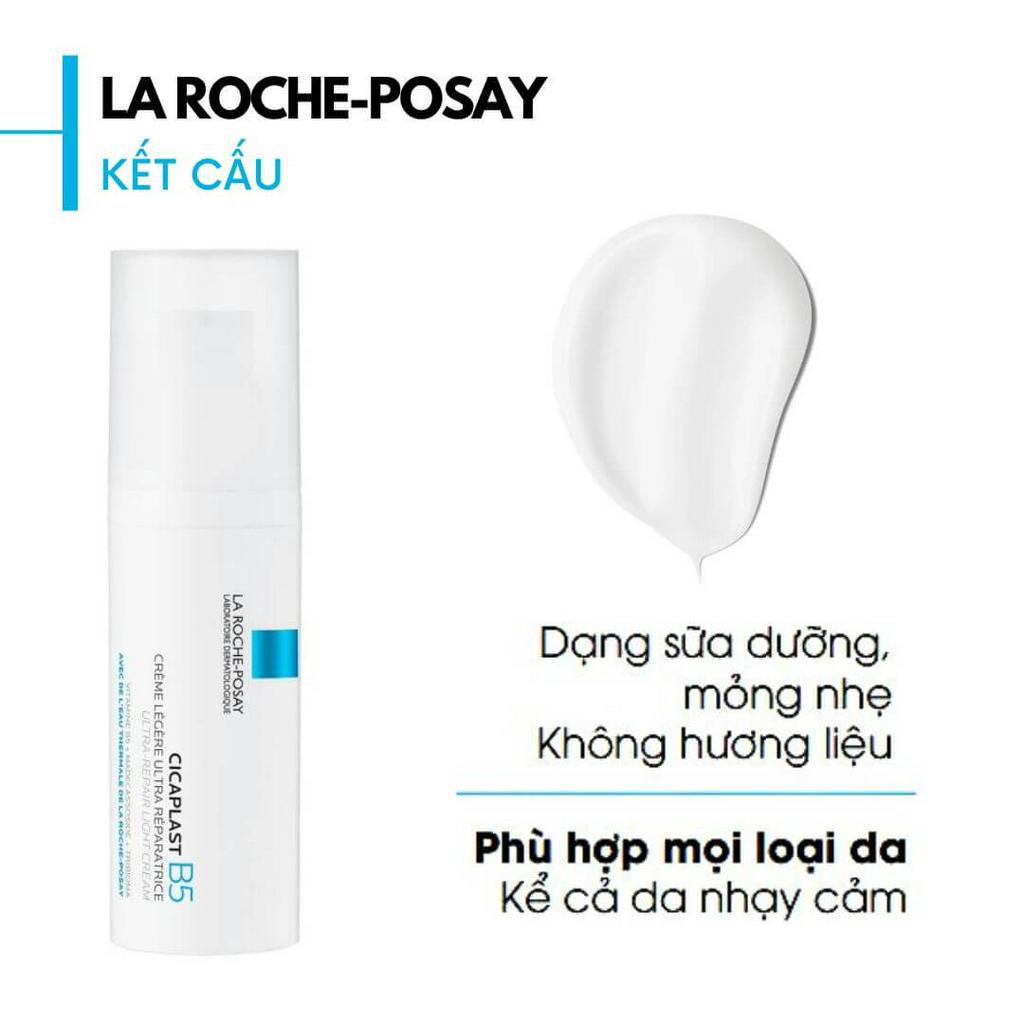 Kem Dưỡng Cấp Ẩm, Làm Dịu, Phục Hồi Da La Roche-Posay Cicaplast B5 Ultra-Repair Light Cream (40ml)
