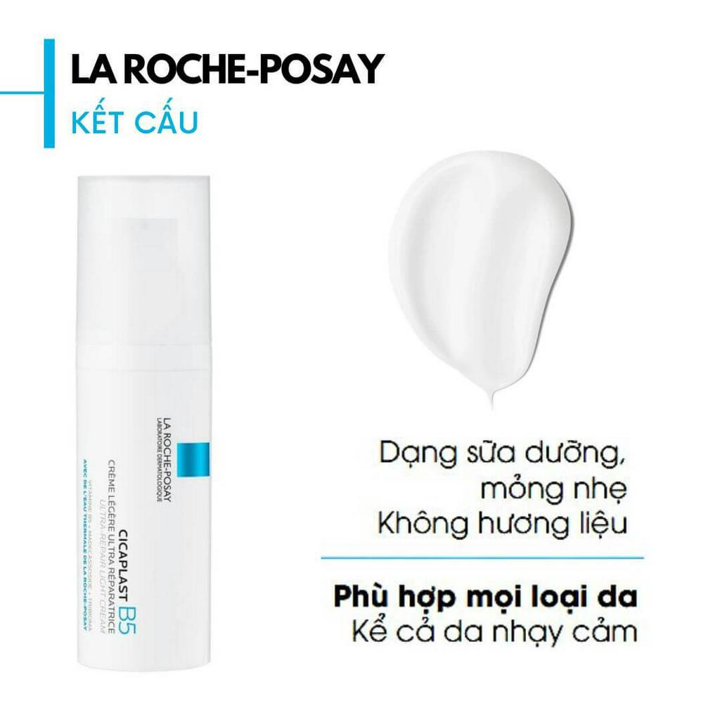 Kem Dưỡng Cấp Ẩm, Làm Dịu, Phục Hồi Da La Roche-Posay Cicaplast B5 Ultra-Repair Light Cream