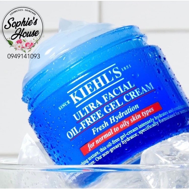 [Mã 252FMCGSALE giảm 8% đơn 500K] Kem dưỡng cấp ẩm dành cho da dầu - Kiehls Ultra Facial Oil Free Gel Cream