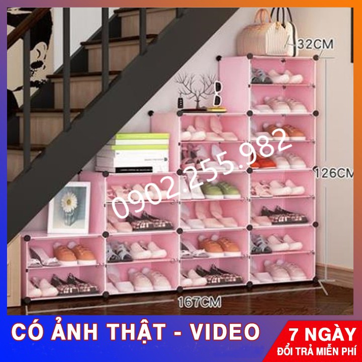TỦ GẦM CẦU THANG SIÊU TIẾT KIỆM DIỆN TÍCH, SIÊU SANG, SIÊU SỊN MÀU SẮC TRANG NHÃ ĐA NĂNG THÔNG MINH ĐỂ ĐƯỢC 36 ĐÔI GIÀY