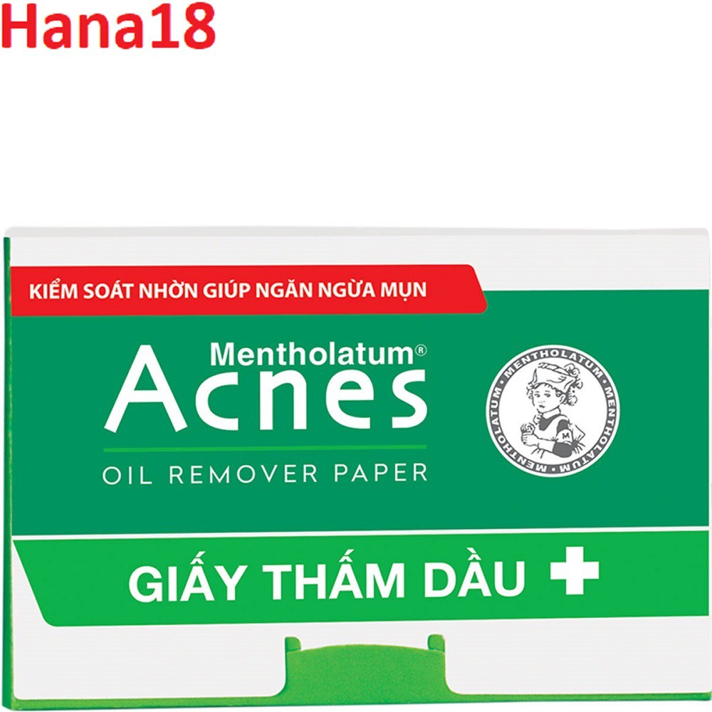 Giấy Thấm Dầu Acnes Oil Remover Paper Hana18 cam kết 100% chính hãng