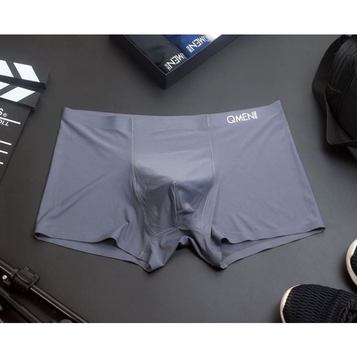 Quần boxer thun lạnh nam cao cấp su đúc không đường may tàng hình kháng khuẩn LOTNAM12
